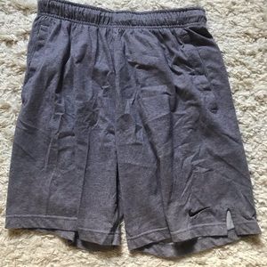 Nike grey dri-fit men’s shorts
